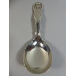 A Georgian Silver Tea Caddy Spoon. Kings Pattern, London 1813. 31.8gms.