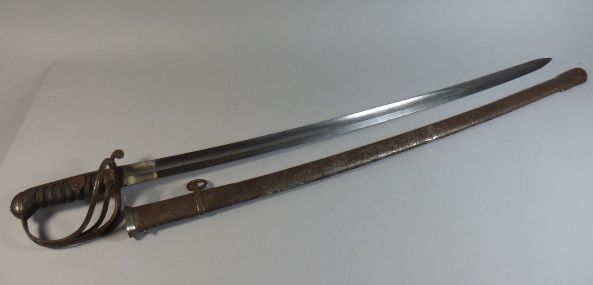 A 19th Century Portuguese Cavalry/Mounted Artillery Trooper Sword,