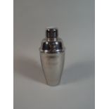 A Silver Plated Cocktail Shaker,