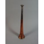 A Copper and Silver Plated Hunting Horn by R J Ward and Sons, Liverpool,