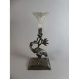 An Sheffield Silver Plated Epergne In the Form of an Emu,