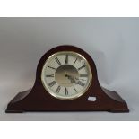 A Modern Napoleon Hat Mantle Clock with Westminster Chime by the London Clock Company