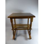 An Oak Two Tier Trolley,