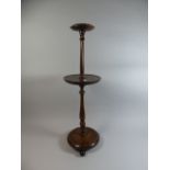 An Edwardian Mahogany Smokers Stand,