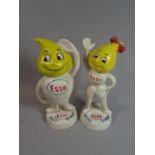 A Pair of Reproduction German Esso Advertising Money Boxes,