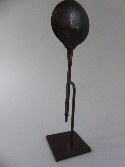 A Very Early White Metal Spoon, Believed 4th or 5th Century on Later Stand. - Image 3 of 3