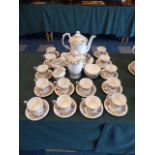 A Collection of Paragon Country Lane Coffee Wares to Include Fourteen Coffee Cans, Fifteen Saucers,