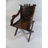 An Oak Gladstone Chair