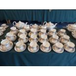 A Collection of Paragon Country Lane Teawares to Include Eighteen Tea Cups, Twenty-Three Saucers,