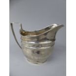 A Late Georgian Silver Cream Jug, Newcastle Hallmark.