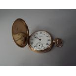 A 9ct Full Hunter Pocket Watch by Waltham,