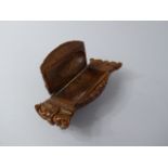 An 19th Century Intricately Carved French Box Wood Snuff Box,