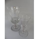 A 19th Century Cut and Etched Glass Scottish Rummer,