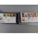 A Collection of Two First Day Cover Albums 1994-1999 Complete Including Commemoratives, Millennium,