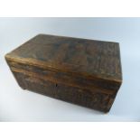 A 19th Century Napoleonic Prisoner of War Straw-Work Box,