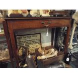 A 19th Century Mahogany Single Drawer Side Table on Tapering Square Legs.