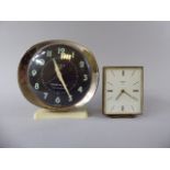 Two Vintage Alarm Clocks,