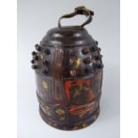 A Chinese Bronze Gold Splash Bell,