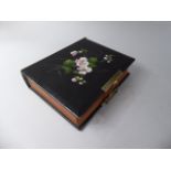 A 19th Century Faux Keepsake Box with Original Painted Polychrome Decoration.