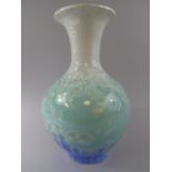A 20th Century Oriental Stoneware Vase Enamelled Decoration.