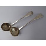 Two Georgian SIlver Ladles.