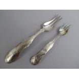 Two Dutch Silver Forks