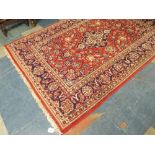 Persian Kashan Rug 200x130cm