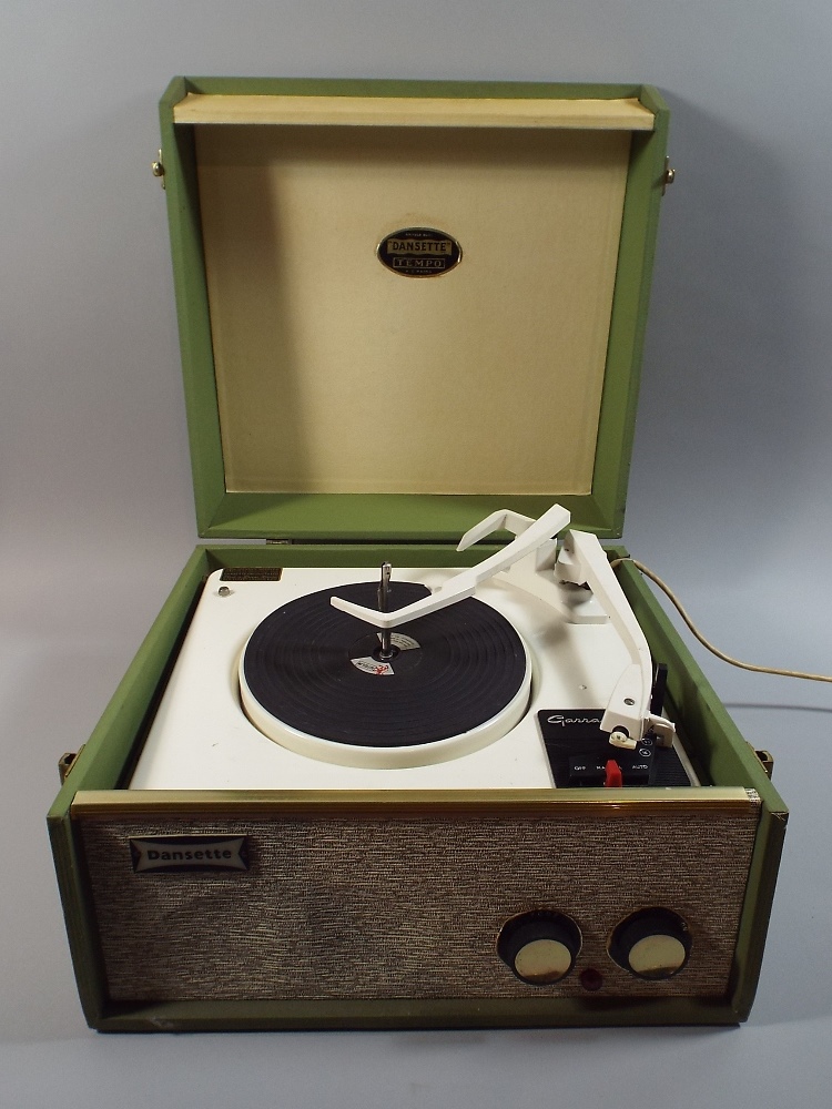 A Vintage Dansette Tempo Record Player