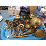 A Box of Indian Brass Wares