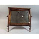 A Mahogany Framed Swing Toilet Mirror,