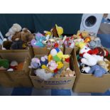 Six Boxes of Soft Toys