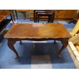 A Rectangular Walnut Coffee Table,