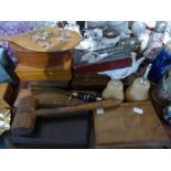 A Tray of Treenware, Gavel,