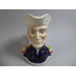 A Lord Nelson Character Jug, 18cm high,