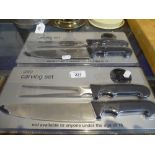 Two Marks and Spencer Carving Sets