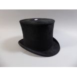 A Silk Top Hat, Inner Measurements 19cmx15.