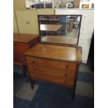 A 1970's Three Drawer Dressing Chest,