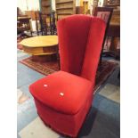 An Upholstered Art Deco Style Nursing Chair