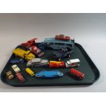 A Collection of Various Play Worn Dinky and Matchbox Toys