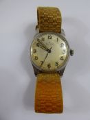 A Gentleman's Vintage Rolex Mechanical Stainless Steel Wrist Watch, the watch having Rolex