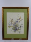Mary McMuthrie DA SBA (1902-2003) two botanical watercolours depicting blue bells and foxgloves,