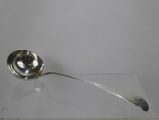 A Georgian Silver Ladle, London hallmark, dated 1783, mm George Smith III.