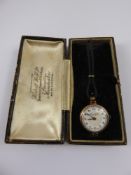 A Lady's Herbert Wolf Ltd Magno 9 ct Gold Cased Cocktail Watch, the watch case nr 452884, in