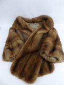 A Lady's Mink Stole, size Medium