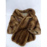 A Lady's Mink Stole, size Medium