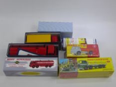 Four Die Cast Dinky Supertoys, including 'Leyland Octopus Tanker' (boxed); 'Heinz Guy Van 920' (