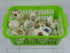 Miscellaneous Crested Ware Vessels, including Devonia Art, Carlton Ware, Goss, Arcadia etc approx 21