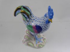 A Porcelain Herend Hungary Cockerel, nr 5031, approx 14 cms