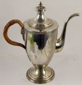 A Silver Coffee Pot, London hallmark, dated 1905, mm rubbed, approx 680 gms