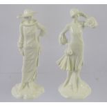 Royal Worcester Figurines, 'The 1920's Vogue Collection', including Ellen, Evie, Poppy, Irene,